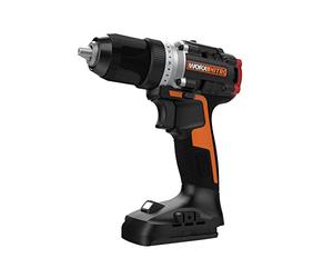 Worx Nitro 20V Cordless 1/2" Drill Driver with Brushless Motor, Compact & Lightweight Set Only 6" and 3 lbs., Power Share Compatible WX130L.9 Tool Only