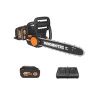 Worx Nitro 40V 16" Cordless Brushless Chainsaw 4.0 Ah Battery and Charger Included WG385