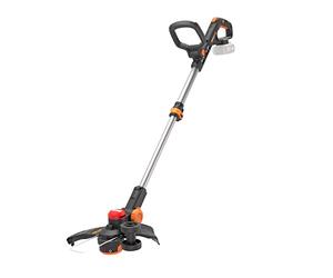 WORX Nitro Cordless Grass Trimmer GT WG173E.9, 3-in-1, Trimmer/Lawn Edger/Mini mower, 20V PowerShare, Brushless Motor, 33cm Cutting Width, Dual Line, Battery & Charger NOT Included Black