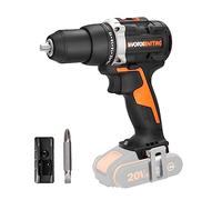 Worx Nitro WX102.9 Cordless Drill 20 V - Brushless Cordless Screwdriver - 60 Nm, 2-Speed Gear and LED Light - Cordless Drill for Drilling & Screws - Without Battery & Charger