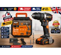 WORX WX355.1 20V Brushless Cordless Combi Impact Drill 55Nm