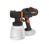 WORX Powershare Cordless Paint Sprayer 20V 1000ml BODY ONLY WX020.9