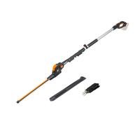 WORX WG252E.9 20V Cordless Electric Portable Pole Hedge Trimmer, 45cm Blades, 3.2m Long Reach, Battery And Charger Not Included