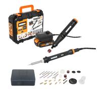 WORX PowerShare MakerX 20V Rotary Engraving Wood/Metal Soldering Iron Kit WX988