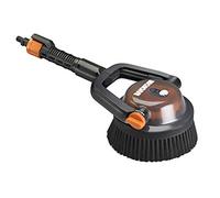 WORX Quick Snap Connection WA1821 Hydroshot Adjustable Outdoor Power Scrubber (Hard Bristles, Black