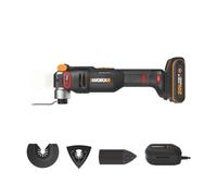 Worx Sonicrafter 20V Cordless Brushless Oscillating Multi-Tool With 2.0Ah Battery, Charger & Carry Case Wx698