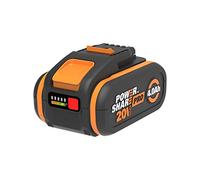 WORX WA3014 PowerShare PRO Battery 20 V - 4000 mAh Li-Ion, Rechargeable, Powerful Battery with Integrated Charge Indicator for All WORX Devices