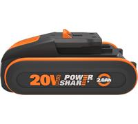 WORX WA3639 PowerShare 20V 2.0Ah Li-ion Battery with Charge Indicator and Overc