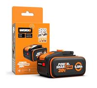 WORX WA3645 PowerShare Pro: High-Capacity 20V 5.0Ah Lithium Battery with BMS and Intelligent Power Control for Extended Runtime and Performance