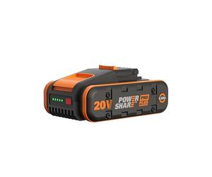 WORX - WA3646 - Powershare Pro Plus 20V, 4Ah, Compact and Light Battery, Compatible with all 20V, 40V, and 80V WORX Cordless Tools, High Performance Technology, Built-in Indicator