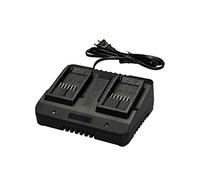 WORX WA3770 20V Li-ion Dual Port 2 Hour Charger, Black