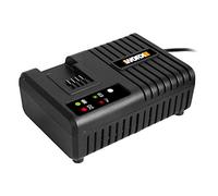 WORX WA3867 20V Ultra Fast High Capacity Battery Charger, Quick Charging for WORX 20V/40V Li-Ion Batteries, Compatible with PowerShare Tools