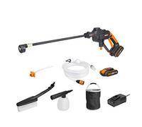 Worx Wg 620 E.4 Hydroshot Cordless Portable Pressure Washer Cleaner Kit - Power With 2 Batteries, Adjustable Settings For Garden