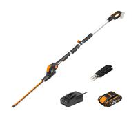WORX WG252E 20V Cordless Pole Hedge Trimmer 45cm, Reach Up to 2.8m, Multi-angle