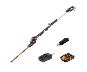 WORX WG252E 20V PowerShare Cordless Pole Hedge Trimmer 45cm