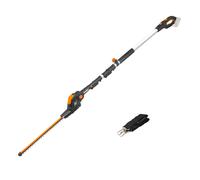 WORX WG252E.9 20V Cordless Pole Hedge Trimmer 45cm, Reach up to 2.8m, Multi-angle adjustable head, Battery And Charger Not Included