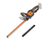 WORX WG261E.9 20V Cordless Hedge Trimmer, 45cm Dual-Action Blades, Tool Only - Battery and Charger Not Included