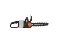Worx WG350E.9 20V Cordless Brushless Chainsaw 30cm Bar, High-Speed 10m/s Cutting, Tool-Free Tensioning, Auto Lubrication, PowerShare Compatible, Bare