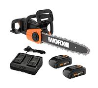Worx WG384 40V (2.0Ah) Power Share Chainsaw, 2 Batteries and 1-hr Charger Included