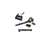 WORX WG583E 36V (40V MAX) Dual Battery Brushless Leaf Blower/Vacuum, Black