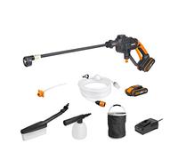 WORX WG620E.4 Hydroshot Cordless Portable Pressure Washer Cleaner Kit - Power Washer with 2 Batteries, Adjustable Pressure Settings for Garden, Patio, Car Wash & More, 320 PSI (22 Bar)
