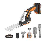 WORX WG801E.5 20V Cordless Shrub Shears, Hedge Trimmer, Grass Shear, and Weeder with Battery and Charger