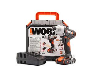 WORX WORX 20V Impact Driver | PowerShare | WX291-1 Battery 2Ah | Variable Speed Control, Reversible, Metal Gearbox, LED Light