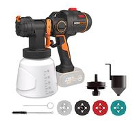 WORX WX020.9 18V (20V MAX) Cordless HVLP Paint Sprayer - (Tool Only - Battery & Charger Sold Separately) Black