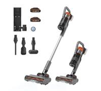 WORX WX038 20V PowerShare Cordless Stick Vacuum with Dual Battery ReadyCharge Station, LED & Cyclonic Filtration - Lightweight Handheld Convertible, Pet Hair Brush & Accessories Included