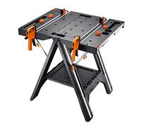 Worx WX051 Pegasus - Foldable Work Table (787 mm x 635 mm x 812 mm), Black
