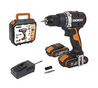 WORX WX102 18V (20V MAX) Cordless Brushless Drill Driver with x2 2.0Ah Batteries