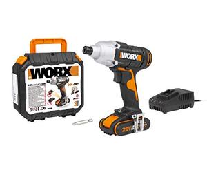 WORX WX291 Cordless Impact Driver with 2.0 Ah Battery, Black, 18V (20V Max)