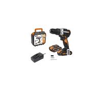 WORX WX352 18V (20V MAX) 60Nm Brushless Motor Cordless Combi Hammer Drill with x2 2.0Ah Batteries