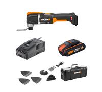 Worx 20V Cordless Sonicrafter Multitool With 1X 2.0Ah Battery And Charger Wx696