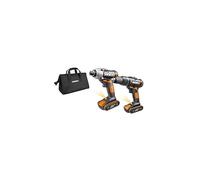 Worx WX938 Cordless Impact Driver & Hammer Drill 18V/20V Max Black/Orange