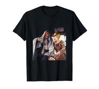 Worzel Gummidge Barbara Windsor & Jon Pertwee 1980 T-Shirt, Men, Black, XX-Large