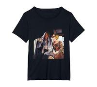 Worzel Gummidge Barbara Windsor & Jon Pertwee 1980 T-Shirt, Women's Plus, Black, 5X