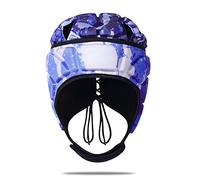 WOSAWE Kids Rugby Headguard Adjustable Breathable Soft Shell Helmet Padded Soccer Scrum Cap for Football Skateboard Roller Skating
