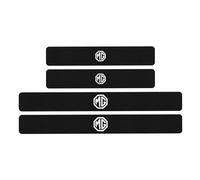 woshisanni 4 Pcs Car Door Sill Protectors Strips for MG ZS Hybrid+ 2024-2026, Carbon Fiber Kick Plates Threshold Protection Sticker Anti Scratch Wrap Film Guard