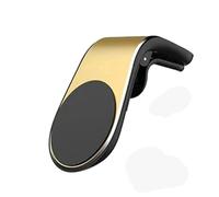 woshisanni Magnetic Car Phone Holder for Dacia Sandero III Stepway 2020-2022, L Type Air Vent Clip Mobile Mount Mobile Phone Holders Smartphone Support Stand,Yellow