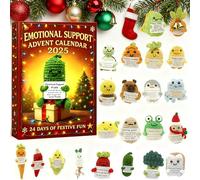 WOSHISHENXIAN Emotional Support Advent Calendar 2026-24 Days Mental Health Tools & Affirmation Cards for Adults & TeensTabletop Display Daily Self-Care & Mindfulness Practice