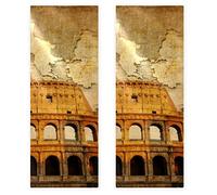 WOSHJIUK 2 Pack Microfiber Gym Towels,Great Roman Empire vintage style,Cooling Towel ice Towel Super Absorbent for Neck Sweat Towels