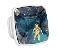 WOSHJIUK 4-Pc,Fluorescence Kitchen Cabinet Knobs Handles,Knobs for Dresser Drawers,Cabinet Door Knobs,Fantasy Universe Space Theme