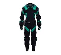 WOSHOW Anime World Heroes Mission Izuku Midoriya Deku Cosplay Costume Black Battle Suit (Male-M)