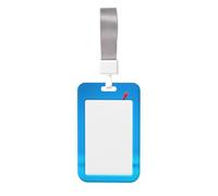 Woshuwo 8 Ball Shaped Like Cherry Sliding Id Badge Holder Hard Plastic Work Card Case Name Tag Protector for Nurses Office