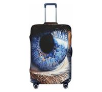 Woshuwo A Human Eye Elastic Travel Luggage Covers Dustproof Scratch-Resistant Suitcase Protector Fit 22-24 Inch