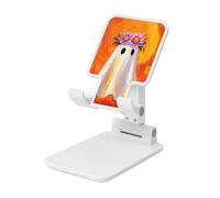 Woshuwo Big Lavender Daisy Crown Ghost Foldable Cell Phone Stand Adjustable Angle Height Desktop Portable Cellphone Cradle Compatible With All Smartphone White-Style