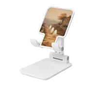 Woshuwo Classic Ghosts In The Countryside Vintage Rustic Foldable Cell Phone Stand Adjustable Angle Height Desktop Portable Cellphone Cradle Compatible With All Smartphone White-Style
