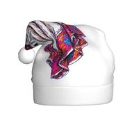 Woshuwo Cute Sheet Ghost With Big Coquette Bow Santa Hat Adult Xmas Headwear Novelty Christmas Hat