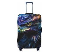Woshuwo Fierce Eagle Head Elastic Travel Luggage Covers Dustproof Scratch-Resistant Suitcase Protector Fit 22-24 Inch